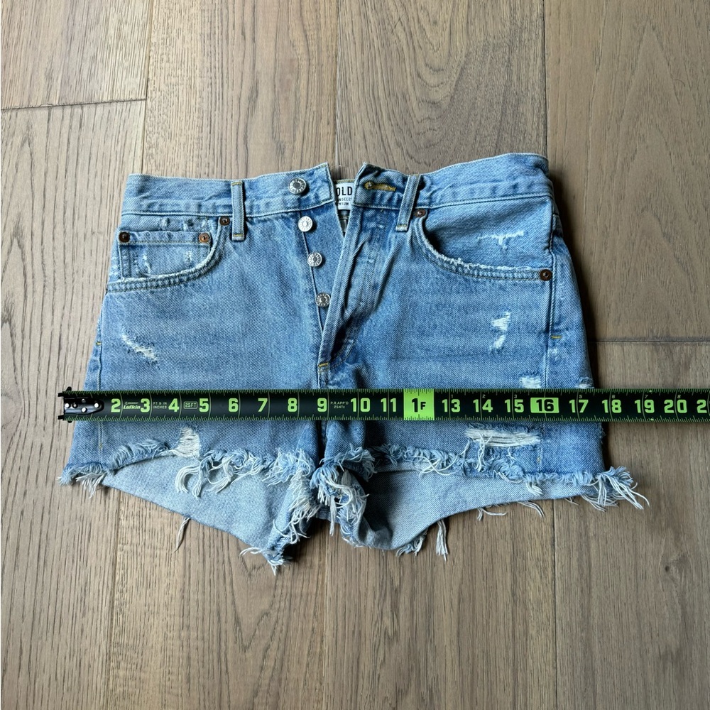 Agolde Parker Denim Shorts - Picture 5 of 5